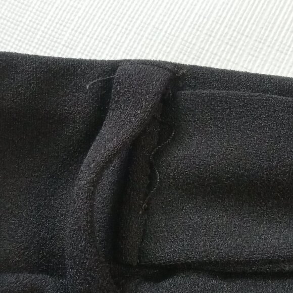 Soho Apparel Black Decorative Tied Belt Straight Leg Dress Pants Women's Medium - Picture 6 of 12